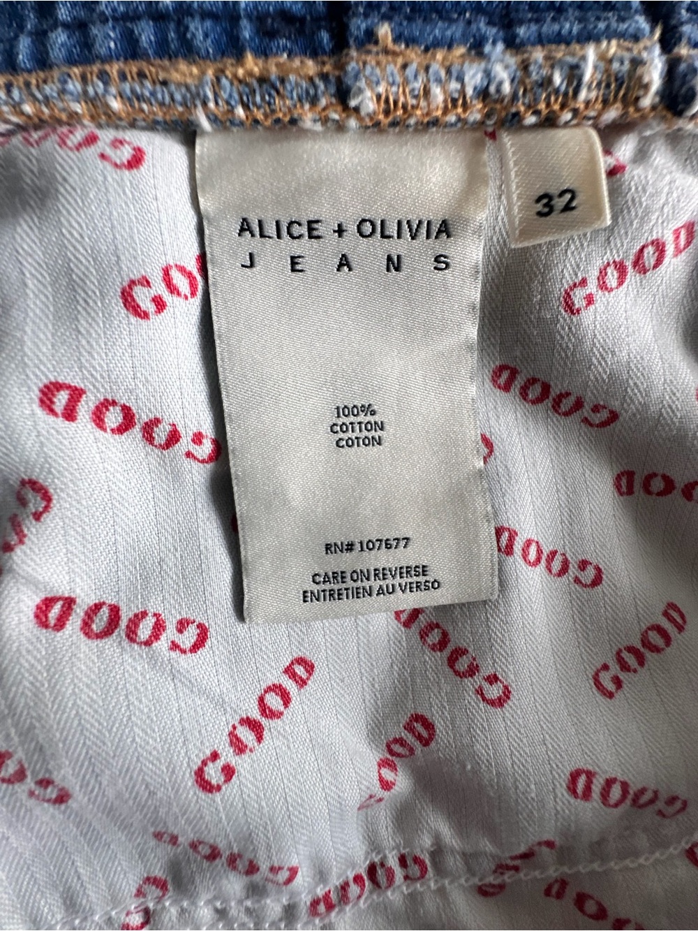 Alice + Olivia Paperbag Denim Shorts High Waist Belted
Distressed Sz 32 NWT - Picture 15 of 16